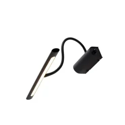QAZQA Design wandlamp zwart 32 cm incl. LED met dimmer - Tableau