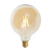 LUEDD E27 dimbare LED filament lamp G125 goldline 5W 450 lm 2200K