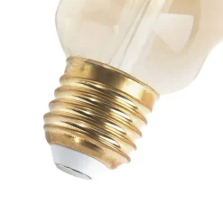 LUEDD E27 dimbare LED filament lamp G125 goldline 5W 450 lm 2200K