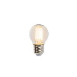 LUEDD E27 dimbare LED filament P45 kogellamp 5W 470 lm 2700K