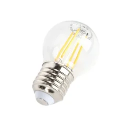 LUEDD E27 dimbare LED filament P45 kogellamp 5W 470 lm 2700K