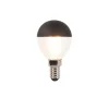 LUEDD E14 dimbare LED filamentlamp kopspiegel P45 zwart 300 lm 2700K