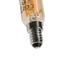 LUEDD E14 dimbare LED goud T25 4W 250 lm 2200K