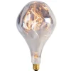 Calex E27 dimbare LED lamp A165 zilver 6W 160 lm 1800K