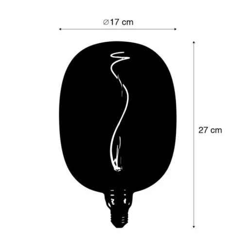Calex E27 dimbare LED lamp DECO 5W 130lm 1800K
