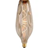 Calex E27 dimbare LED lamp G110 bruin 4W 80 lm 1800K