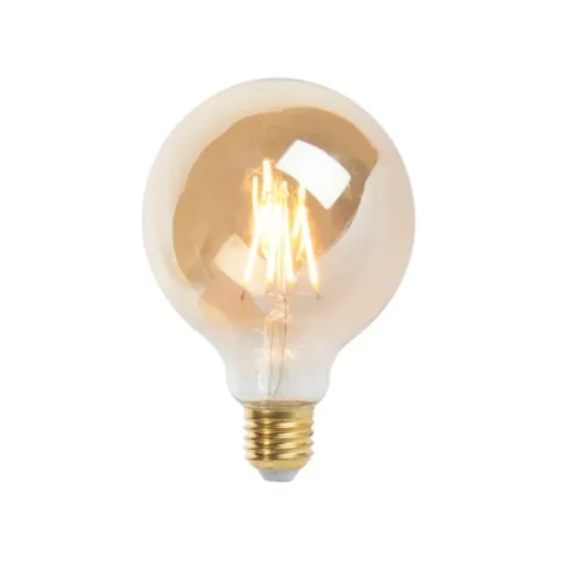 LUEDD E27 dimbare LED lamp G95 goldline 5W 360 lm 2200K