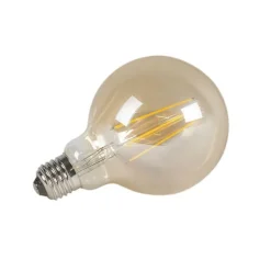 LUEDD E27 dimbare LED lamp G95 goud 5W 450 lm 2200K