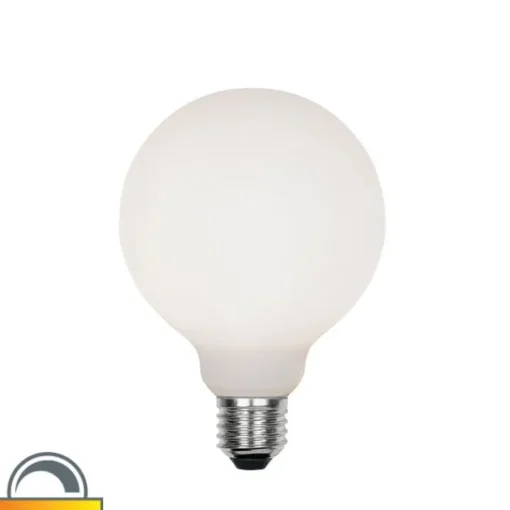 LUEDD E27 dimbare LED lamp G95 mat 4W 430 lm 2200-4000K