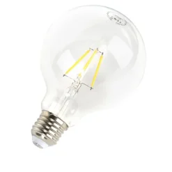 LUEDD E27 dimbare LED lamp G95 5W 470 lm 2700K