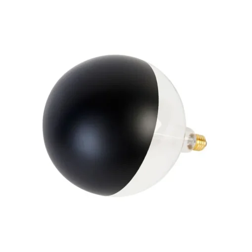 Calex E27 dimbare LED lamp kopspiegel G200 zwart 6W 360 lm 1800K