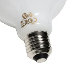 LUEDD E27 dimbare LED lamp opaal G95 5W 450 lm 2200K