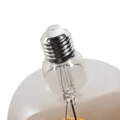 LUEDD E27 dimbare LED lampen G140 bruin 4,9W 110 lm 1800K