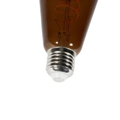 LUEDD E27 dimbare LED lampen ST64 bruin 4W 100 lm 1800K