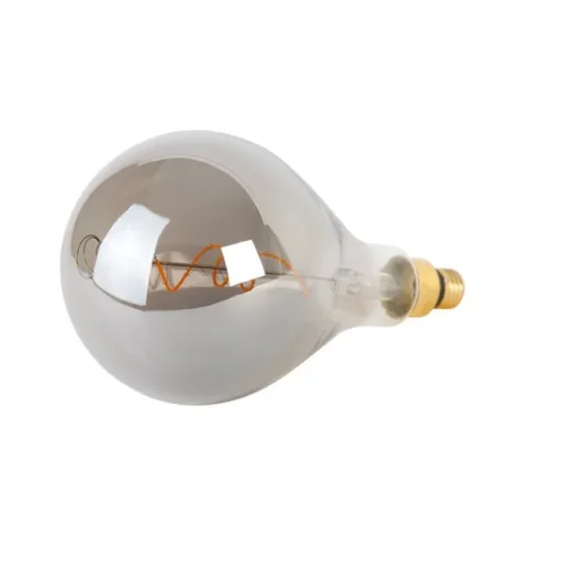 LUEDD E27 dimbare LED spiraal filament lamp A165 smoke 4W 120 lm 1800K