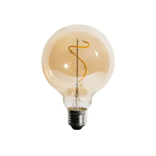 LUEDD E27 dimbare LED spiraal filament G95 4W 270 lm 2200K