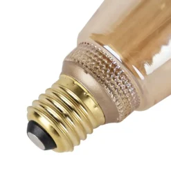 LUEDD E27 LED filamentlamp amberkleurig glas 2.5W 120lm 1800K