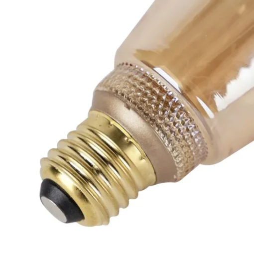 LUEDD E27 LED filamentlamp amberkleurig glas 2.5W 120lm 1800K
