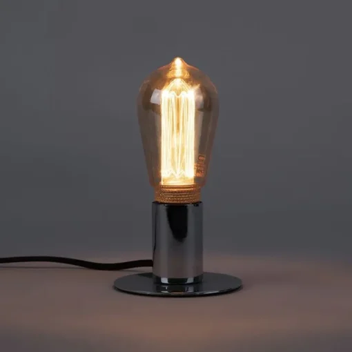 LUEDD E27 LED filamentlamp amberkleurig glas 2.5W 120lm 1800K