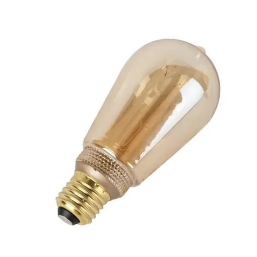 LUEDD E27 LED filamentlamp amberkleurig glas 2.5W 120lm 1800K