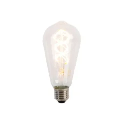 LUEDD E27 LED lamp spiraal filament ST64 5W 400 lm 2200K