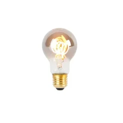 LUEDD E27 LED spiraal lamp A60 smoke 4W 120 lm 1800K
