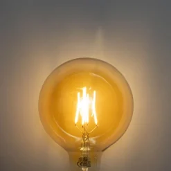 LUEDD E27 3-staps dimbaar LED goud G125 4W 450 lm 2700K