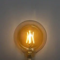 LUEDD E27 3-staps dimbaar LED goud G125 4W 450 lm 2700K