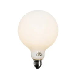 LUEDD E27 3-staps dimbaar LED lamp opaal G125 4W 450 lm 3000K