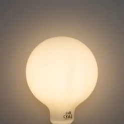LUEDD E27 3-staps dimbaar LED lamp opaal G125 4W 450 lm 3000K