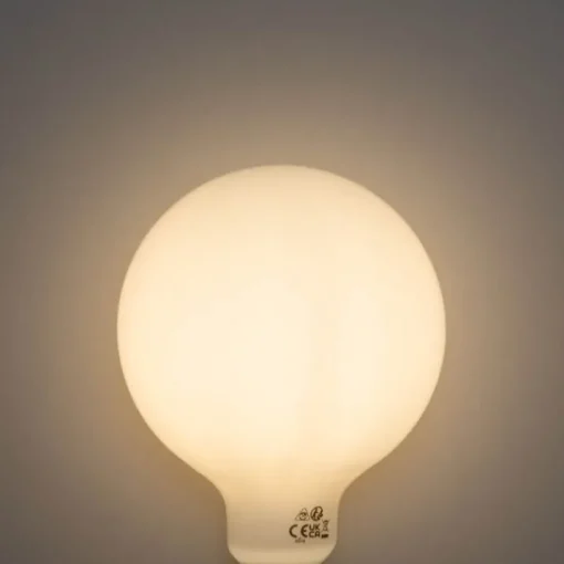 LUEDD E27 3-staps dimbaar LED lamp opaal G125 4W 450 lm 3000K