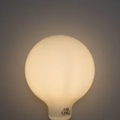 LUEDD E27 3-staps dimbaar LED lamp opaal G125 4W 450 lm 3000K