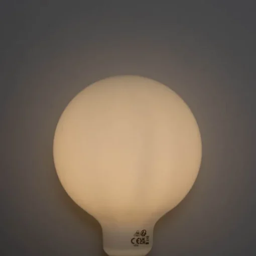 LUEDD E27 3-staps dimbaar LED lamp opaal G125 4W 450 lm 3000K