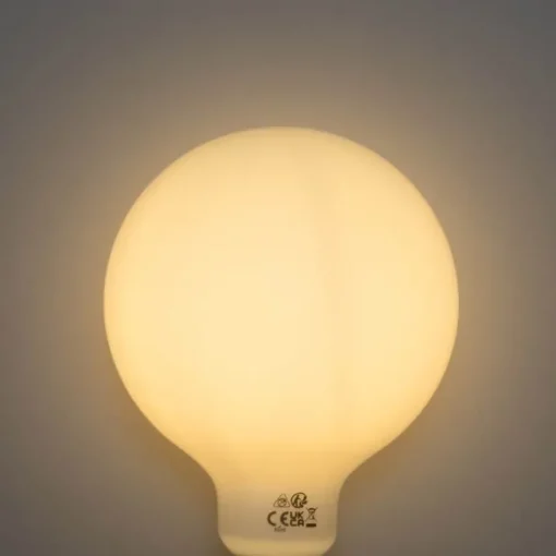 LUEDD E27 3-staps dimbaar LED lamp opaal G125 4W 450 lm 2700K