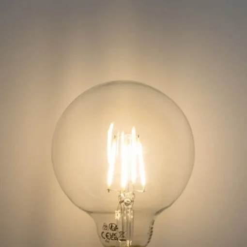 LUEDD E27 3-staps dimbaar LED lamp G95 4W 450 lm 3000K
