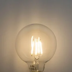 LUEDD E27 3-staps dimbaar LED lamp G95 4W 450 lm 3000K