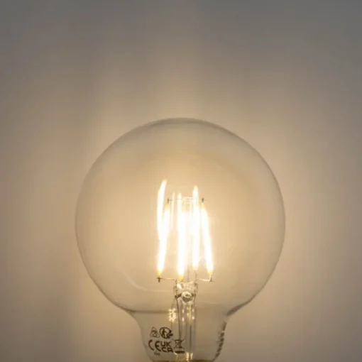 LUEDD E27 3-staps dimbaar LED lamp G95 4W 450 lm 3000K