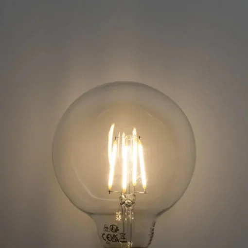 LUEDD E27 3-staps dimbaar LED lamp G95 4W 450 lm 3000K