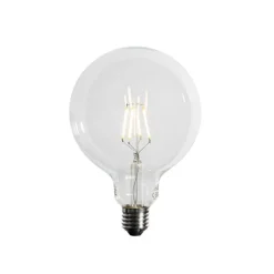 LUEDD E27 3-staps dimbaar LED spiraal filament G125 4W 450 lm 3000K