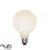 LUEDD E27 3-staps dimbare LED lamp G95 mat 5W 550 lm 2700K