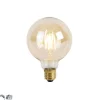 LUEDD E27 3-staps dimbare LED lamp G95 Goldline 5W 530 lm 2200K