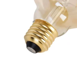 LUEDD E27 3-staps dimbare LED lamp G95 Goldline 5W 530 lm 2200K