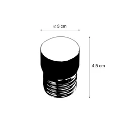 ETH E27 3-staps dimbare LED lamp PUCC 3,5W 280 lm 2700K