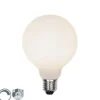 LUEDD E27 3-staps dimbare LED lamp G95 mat 5W 550 lm 3000K