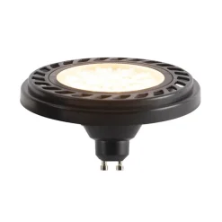 LUEDD GU10 dimbare LED AR111 zwart 8W 600 lm 2700K