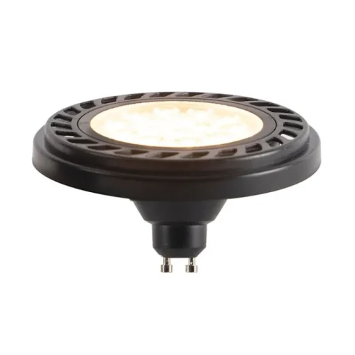 LUEDD GU10 dimbare LED AR111 zwart 8W 600 lm 2700K