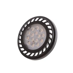 LUEDD GU10 dimbare LED AR111 zwart 8W 600 lm 2700K