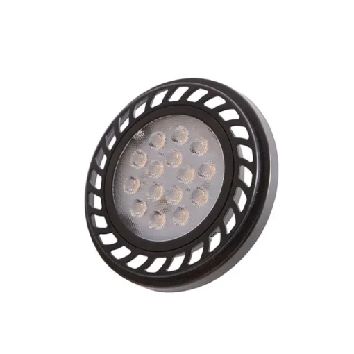 LUEDD GU10 dimbare LED AR111 zwart 8W 600 lm 2700K