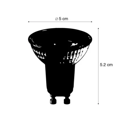 LUEDD GU10 dimbare LED lamp 5W 365 lm 2700K