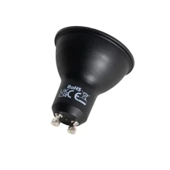 LUEDD GU10 LED lamp 50mm zwart 7W 610 lm 3000K